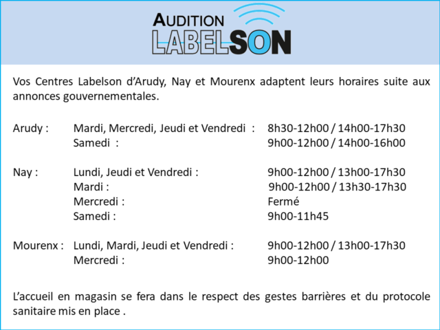 ouverture suite couvre feu 18h-covid-crise-sanitaire-audioprothésiste-mitre-audio